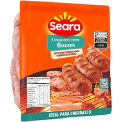 Seara Linguiça suína com bacon 600g