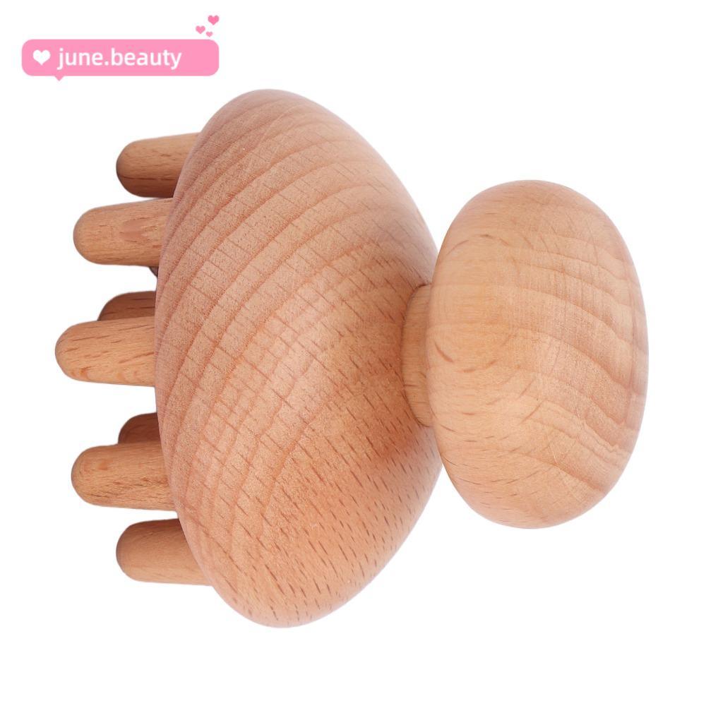 Massageador De Cogumelo JUNEE , Ferramenta De Massagem Manual De Cor Material , Portátil De Couro Cabeludo