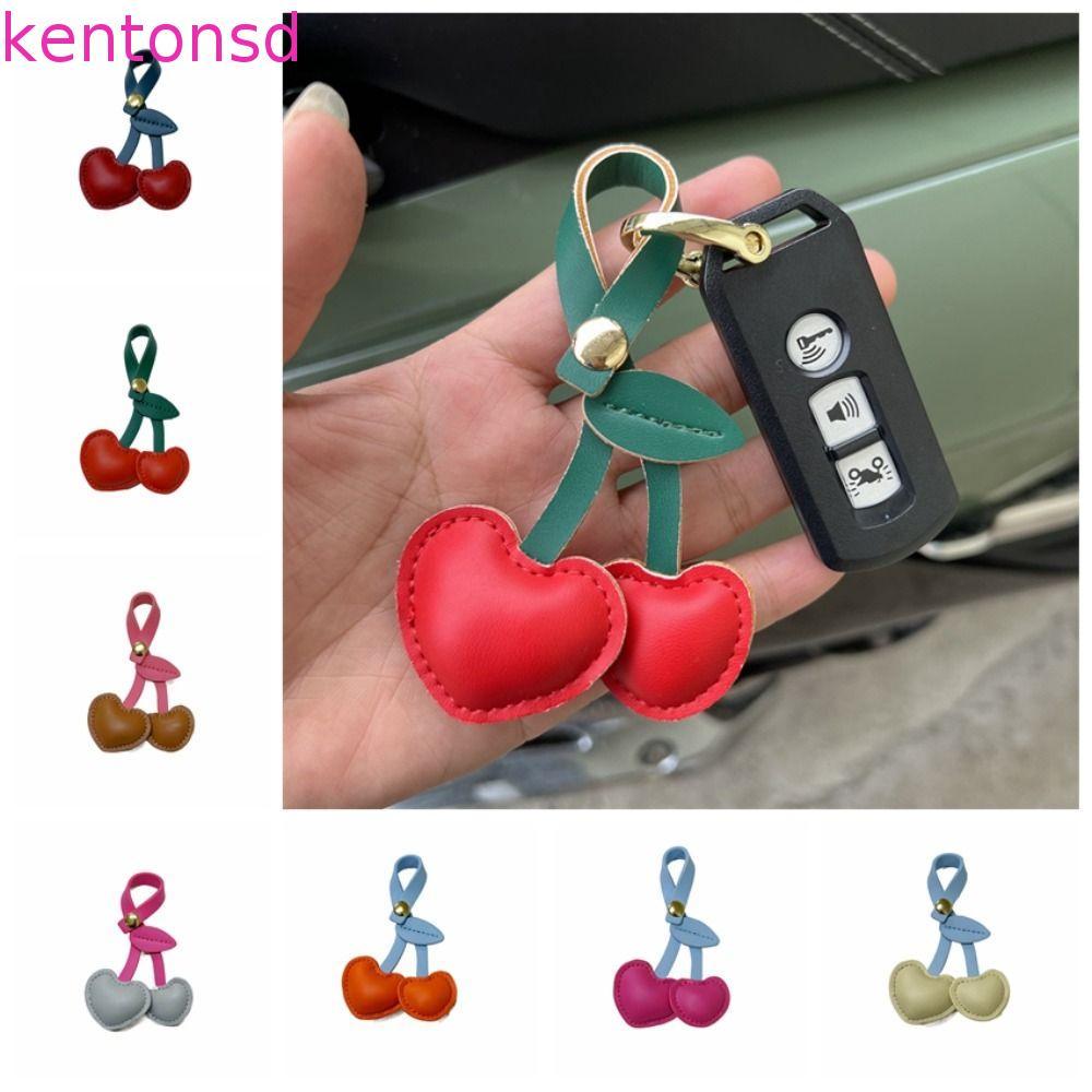 Cabide De Couro PU KENTONSD , Chaveiro De Amor Carro Fofo Da Moda Com Pingente De Bolsa De Desenho Animado Masculino