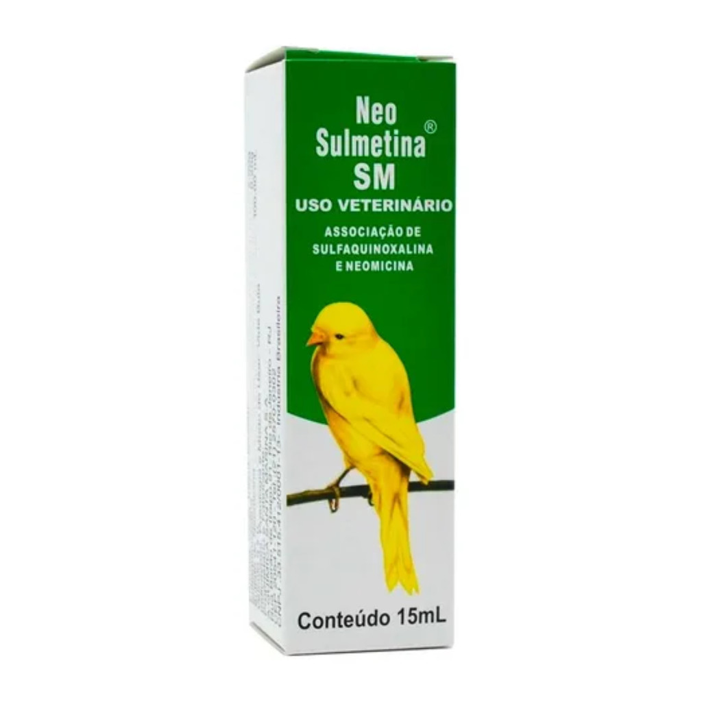 Neo Sulmetina SM 15ml – Solução Oftálmica Veterinária
