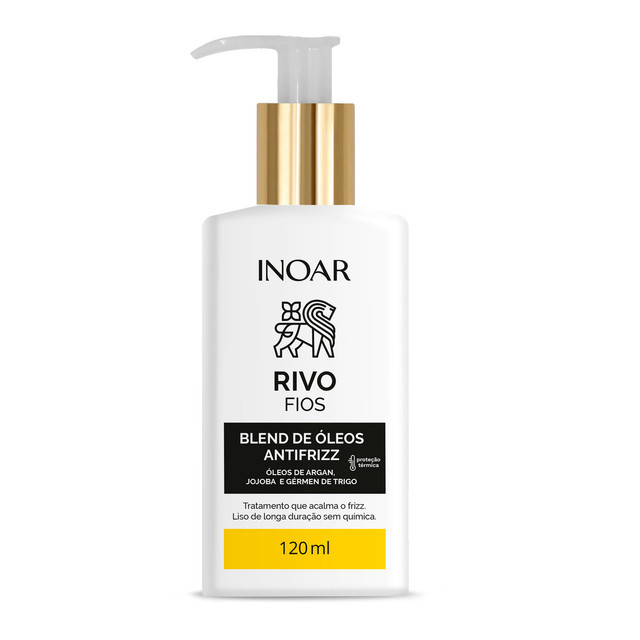 Inoar Rivo Fios Blend de Óleo Antifrizz 120ml em Oferta na Shopee
