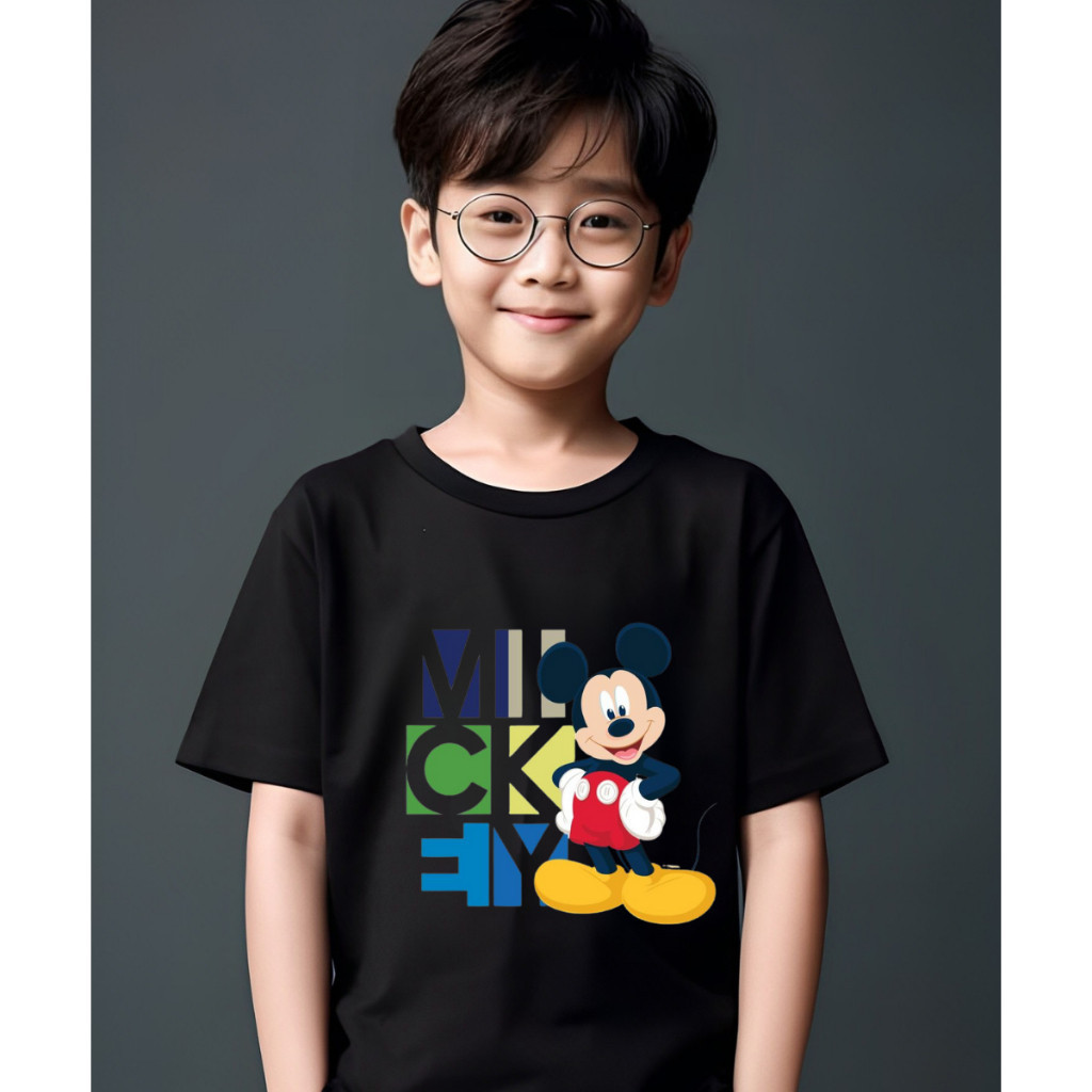 Camiseta Infantil Masculina Estampada 100% Algodão Estilo Casual Confortável