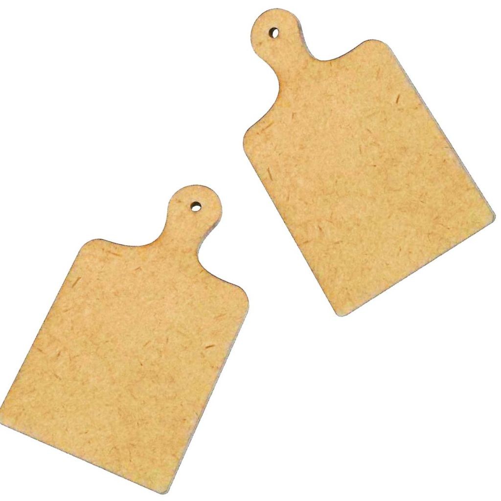 Kit 60 recorte aplique mdf cru mini tabua carne 10 cm lembrancinha artesanato decoração festa doce