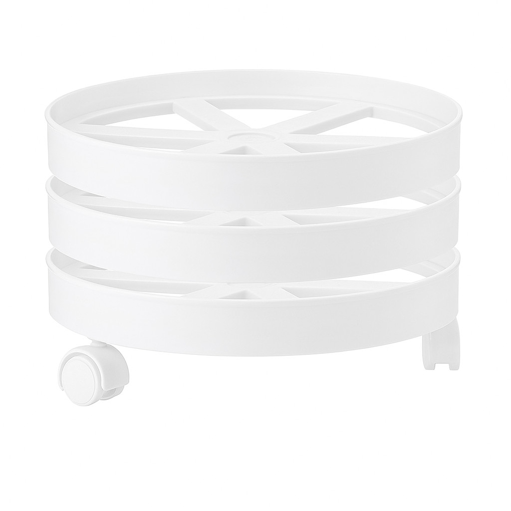 3 Suporte Botijão De Gás Rodinha Bujão Vaso E Galão Branco em Oferta na Shopee