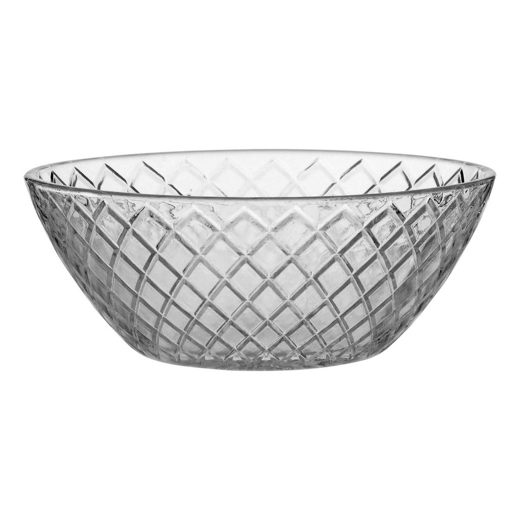 JOGO 6 SALADEIRAS BOLW VIDRO 450ml 5x13x13cm TRANSPARENTE