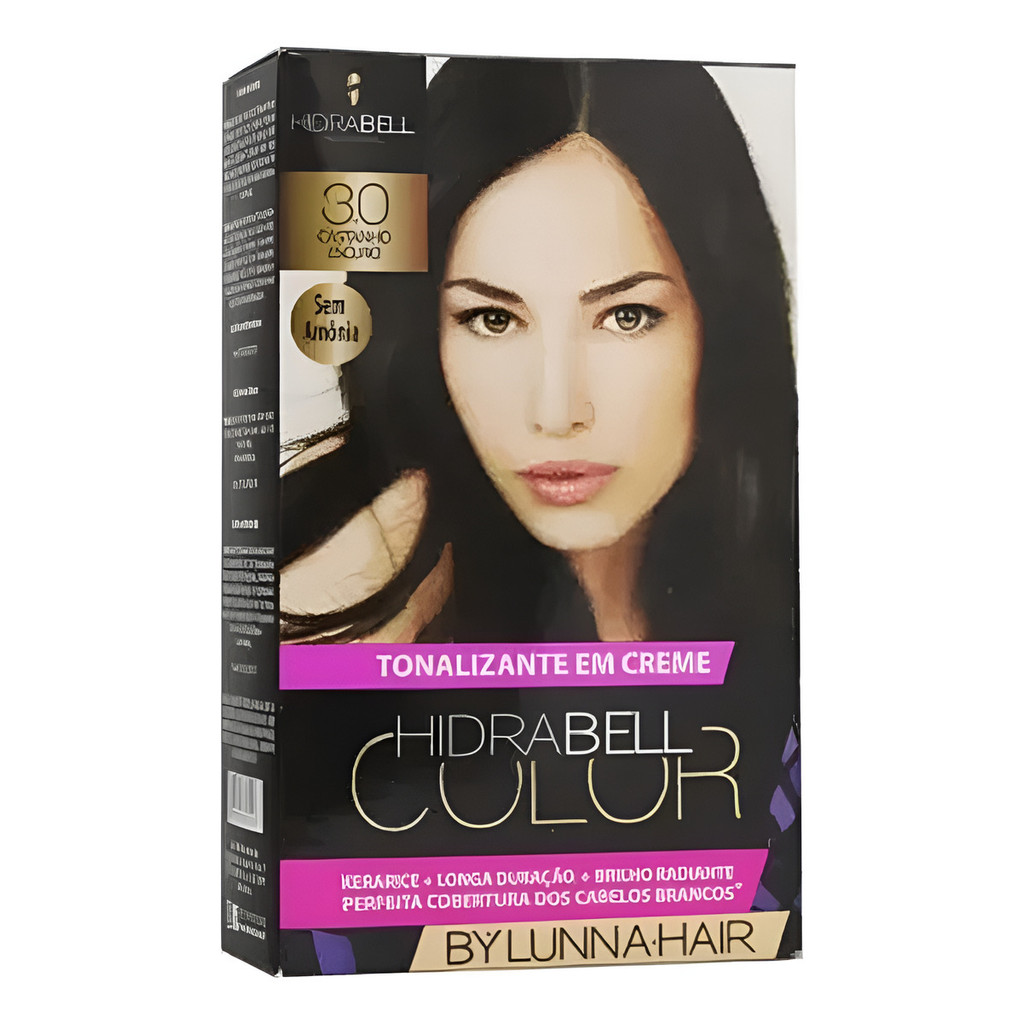 Hidrabell 3.0 Tonalizante Castanho Escuro Castanho Escuro