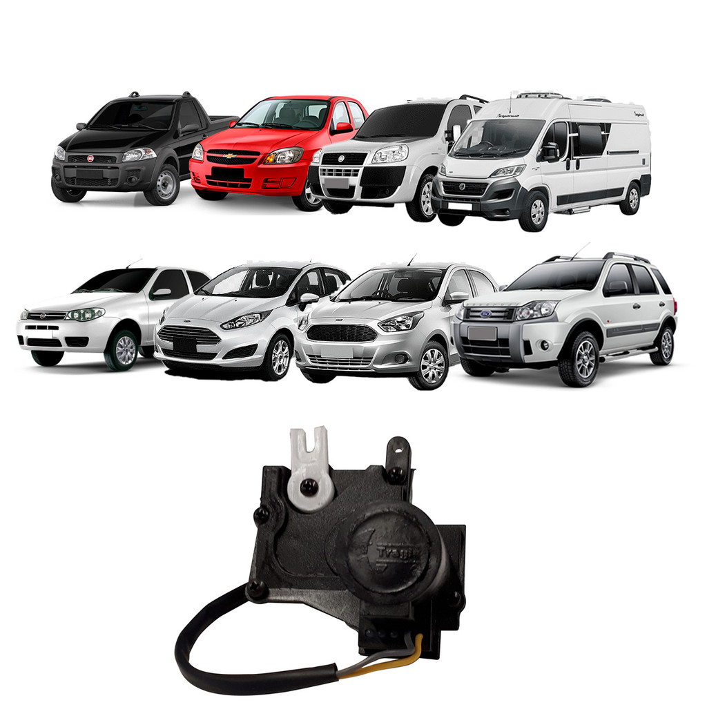 Motor Trava Especifica Fiat Ford Chevrolet 2 Fios Dianteira Direita Tragial