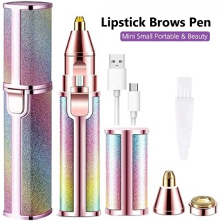 2 em 1 Depilador Recarregavel USB Sobrancelha e Buço Portátil em Oferta na Shopee