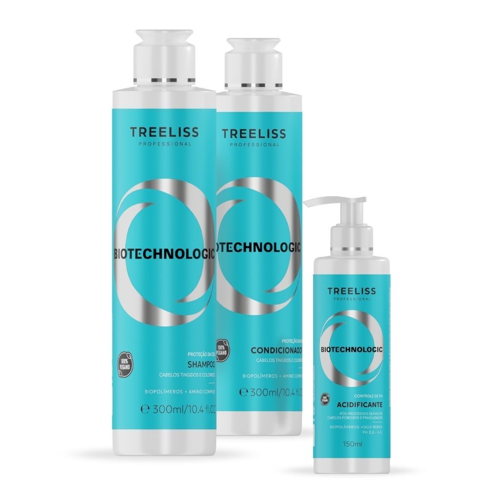 Kit Controle de Porosidade Biotechnologic - Shampoo + Acidificante + Condicionador