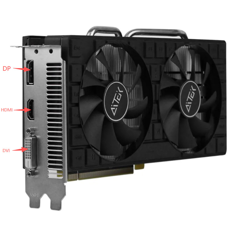 Placa De Vídeo Gamer Amd Rx580 Hdmi 8gb Gddr5 256bit Pci-e 3,0