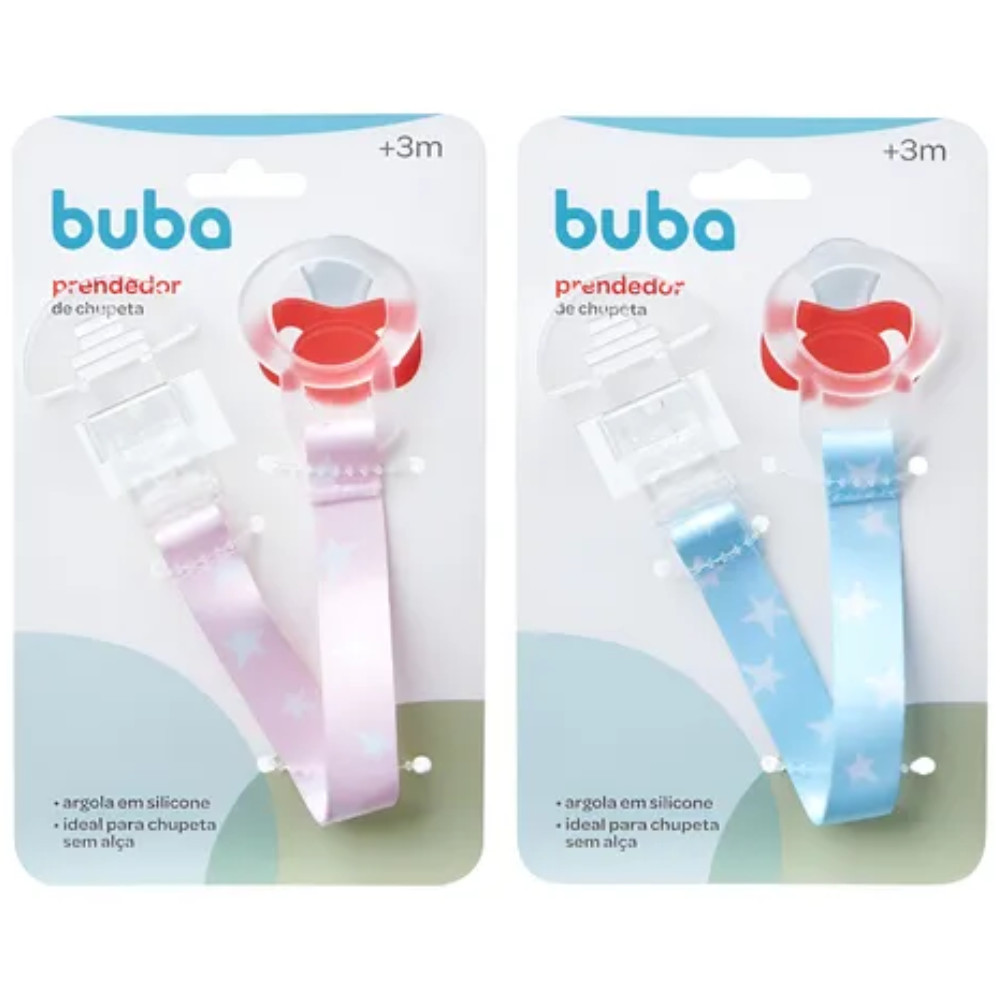 PRENDEDOR DE CHUPETAS ESTRELAS - BUBA em Oferta na Shopee