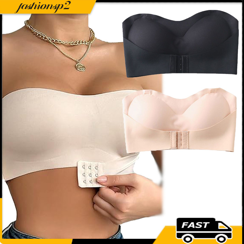 Sutiã Feminino Invisível Com Botão Frontal Confortável Novo Alta Qualidade em Oferta na Shopee