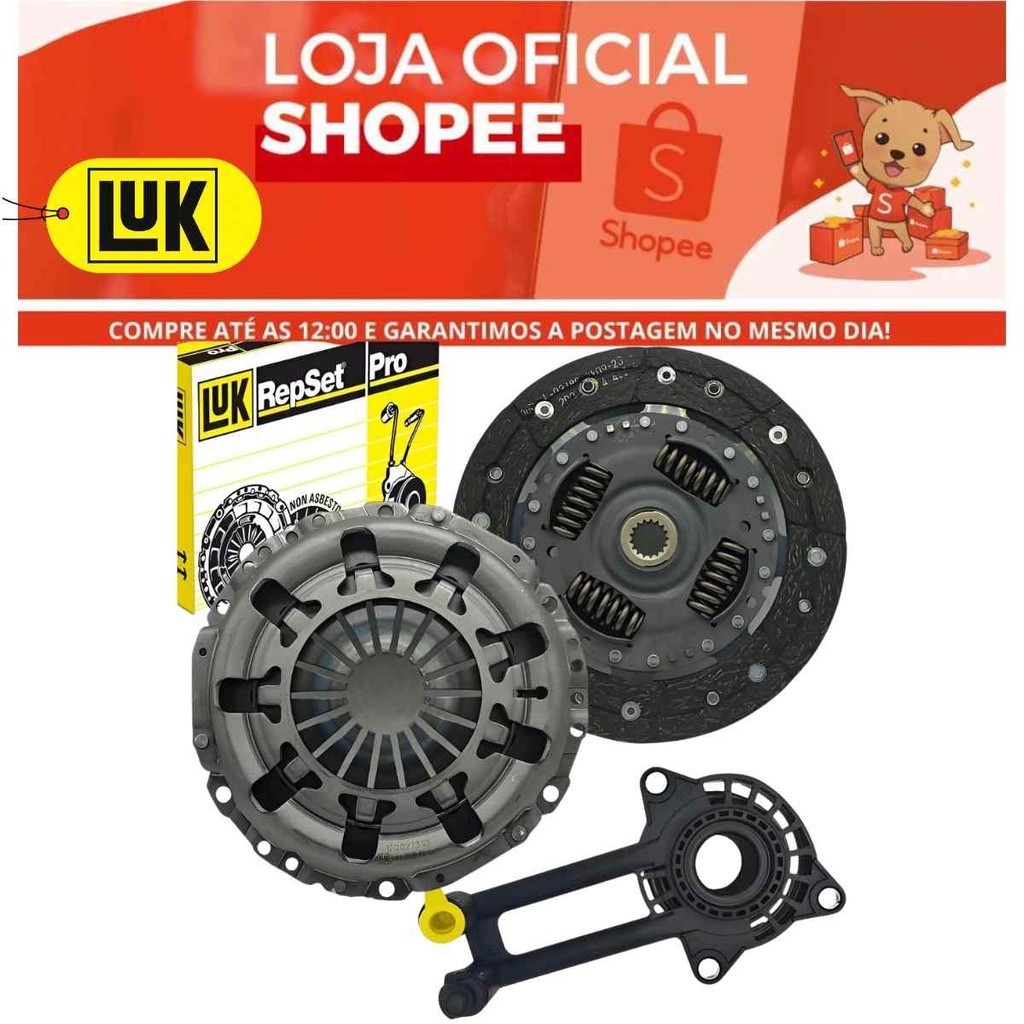 Kit Embreagem Original LUK Courier Ecosport Fiesta Focus Ka 1.6 8v Zetec Rocan GL GLX  STREET FLEX em Oferta na Shopee