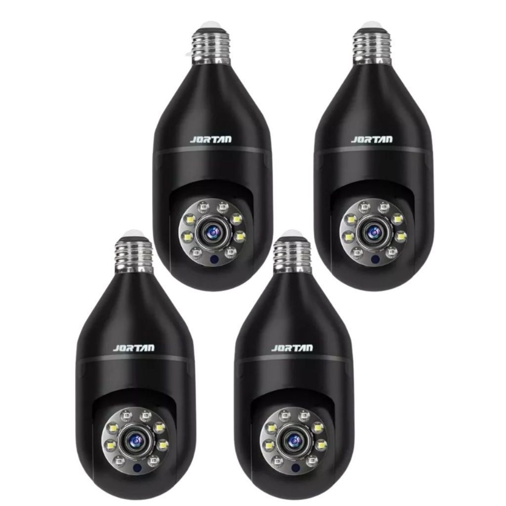 Kit 4 Câmera de segurança a Prova D'água sem fio gira 360 com app Yousee full HD visão notturna em Oferta na Shopee