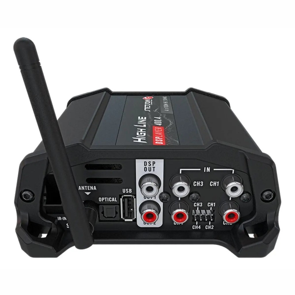 Stetsom HL400.4 Módulo Amplificador 4 Canais 400W RMS 2 Ohm Som Automotivo de Alta Performance