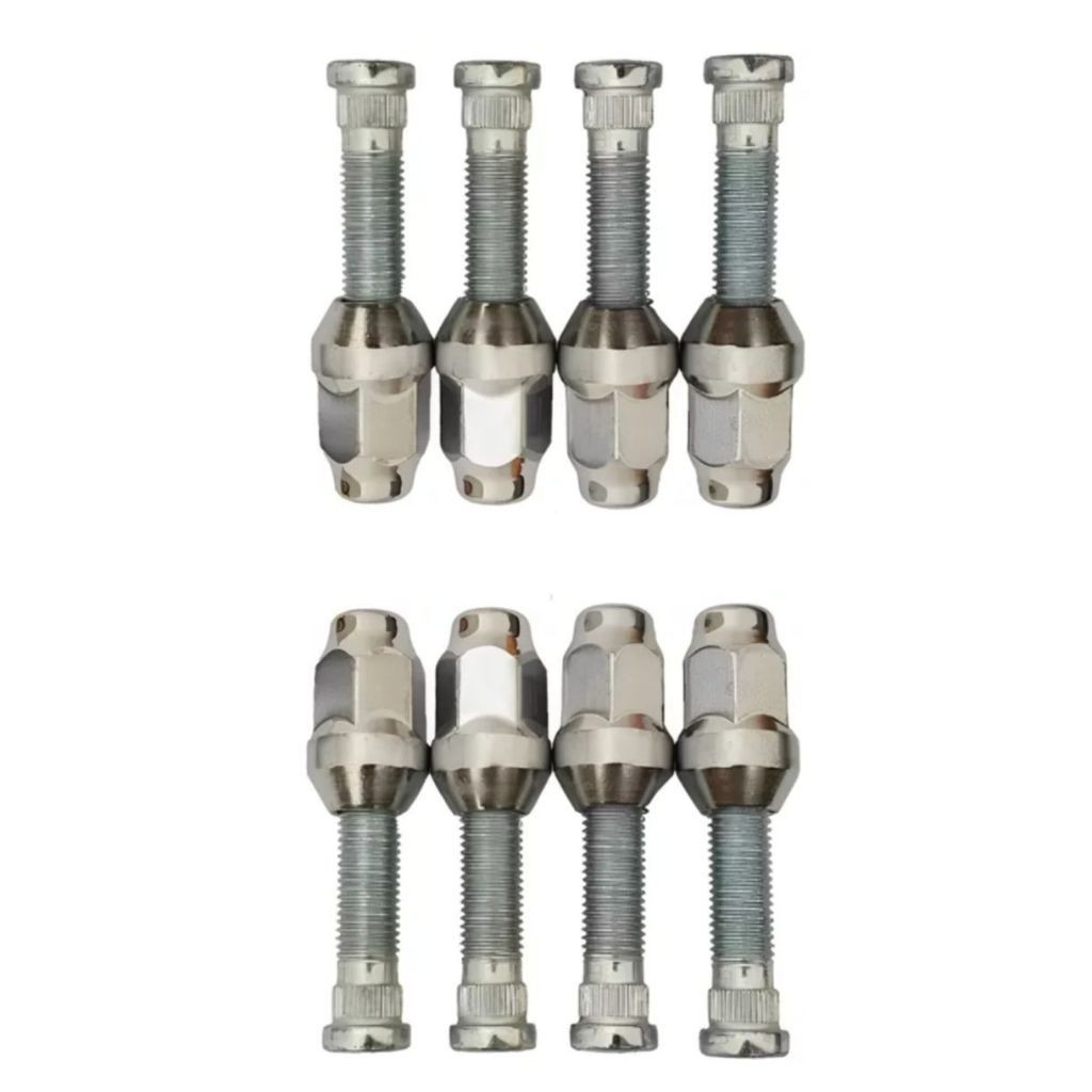 8 Prisioneiro parafuso de roda C/8 Porca Roda Onix Novo Prisma Cobalt Cruze Spin Sonic Malibu