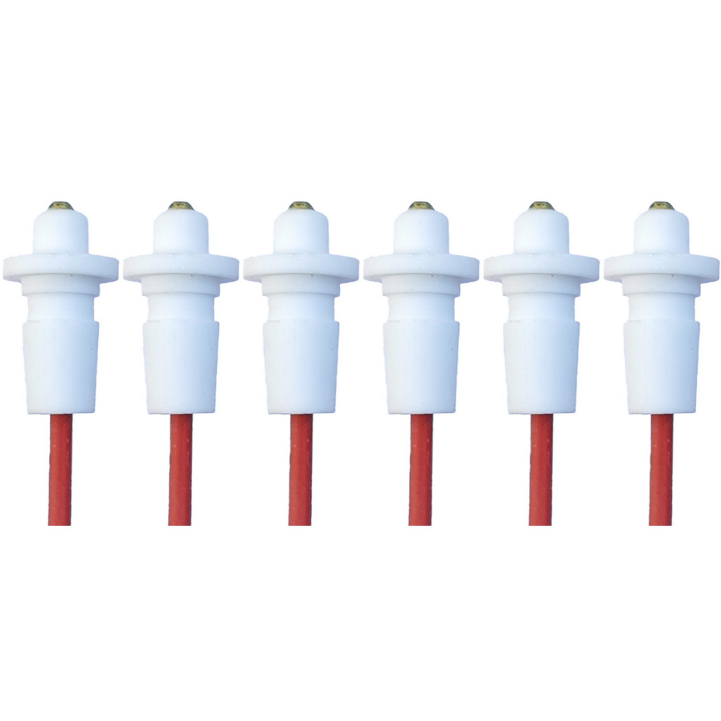 kit 6 velas eletrodos + 6 molas NG para fogao continental