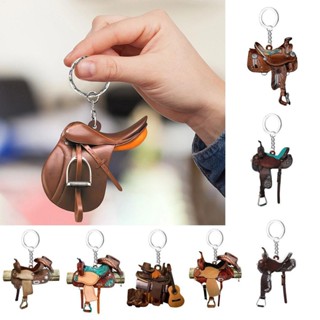 Cavalo Sela Decoração Do Carro 2D Ocidental Rústico Cowboy Charme Chaveiro Acessórios Interiores cupionbr em Oferta na Shopee