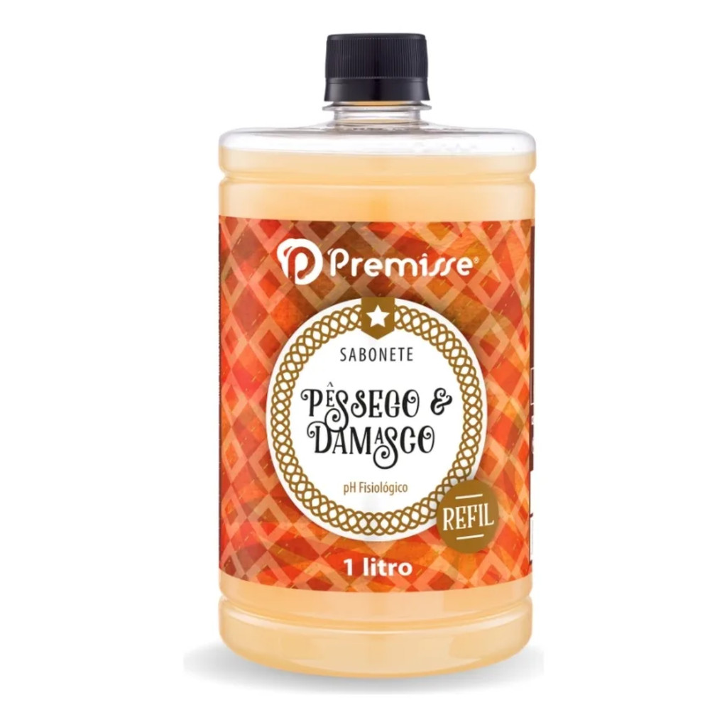 Sabonete Líquido Premisse Refil Pêssego e Damasco 1L