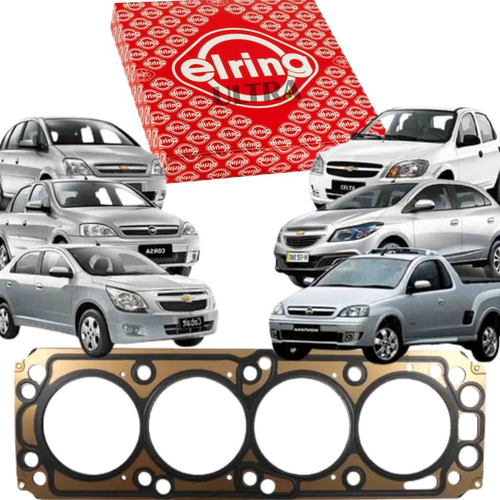 Junta Cabeçote GM Chevrolet Onix / Celta / Corsa / Montana / Agile / Cobalt / Meriva / Prisma - 1.4 8V (Elri