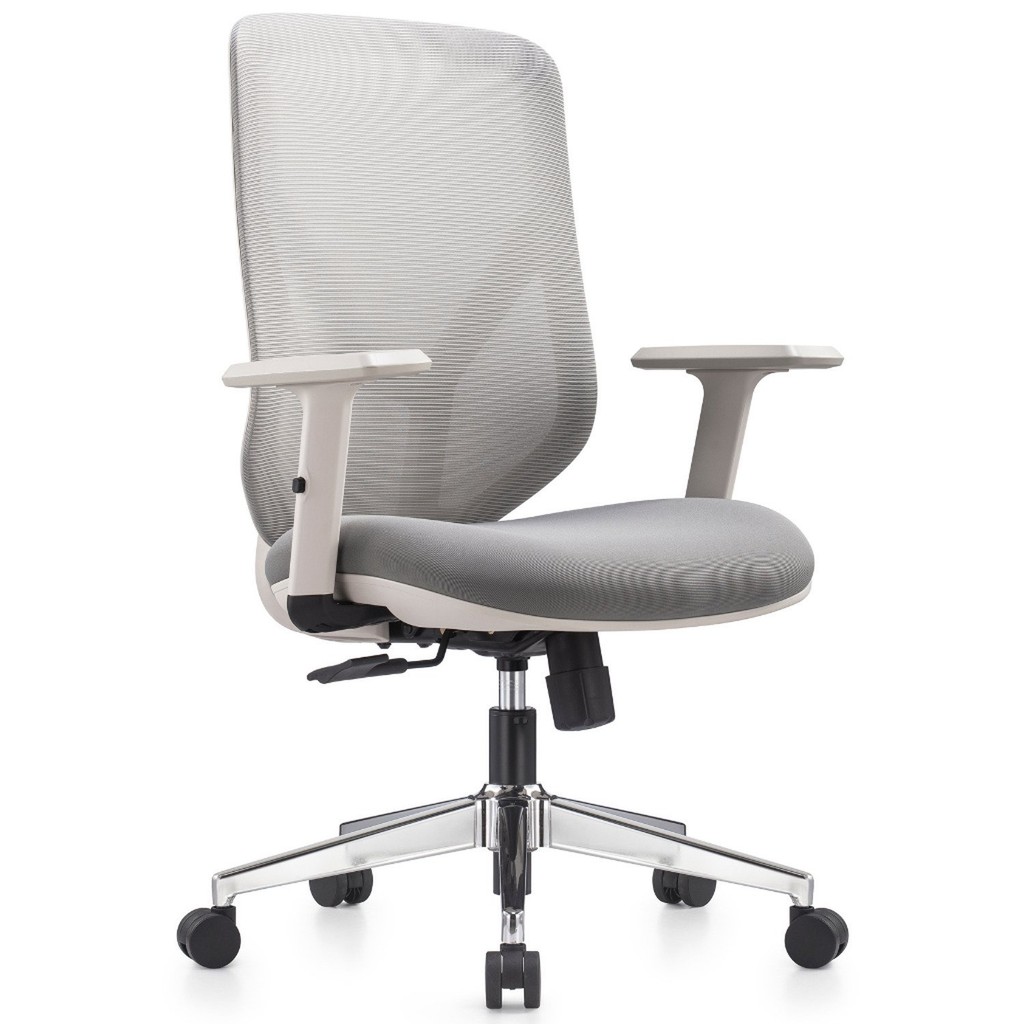 Cadeira Escritório Diretor NR17 Tela Mesh Alpha Cinza em Oferta na Shopee