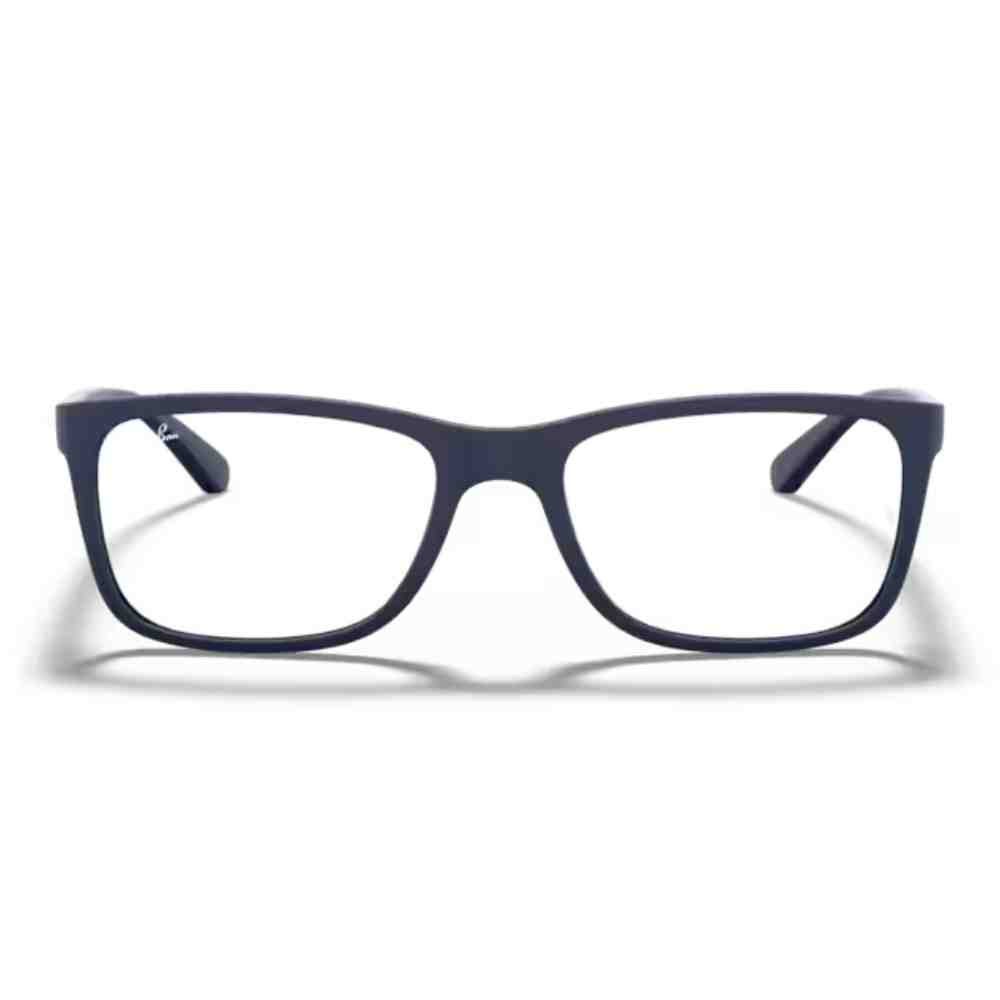 Armação de Grau Ray-Ban Retangular Azul 0RX7027L 5412  56