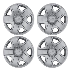 Calota Aro 15" cor Prata modelo Fox 09/10 Jogo c/ 4 Calotas Grid - 144AR-PTA-E