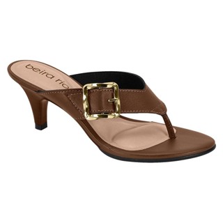 Sandalia Feminina Salto Baixo Fino Conforto Beira Rio Original em Oferta na Shopee