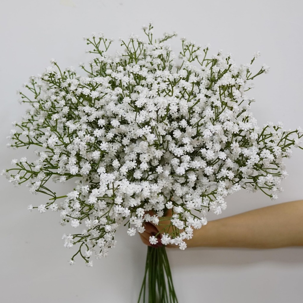 kit 5 Galho Gypsophila Artificial 62cm Branco - Decoração Casamentos e Festas em Oferta na Shopee