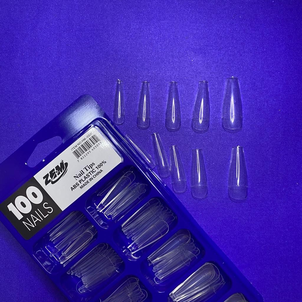 Kit c/100 Unha Postiça Bailarina Zem Nail Acrigel Encapsuladas Art Nail Designer — imagem 2 de 2