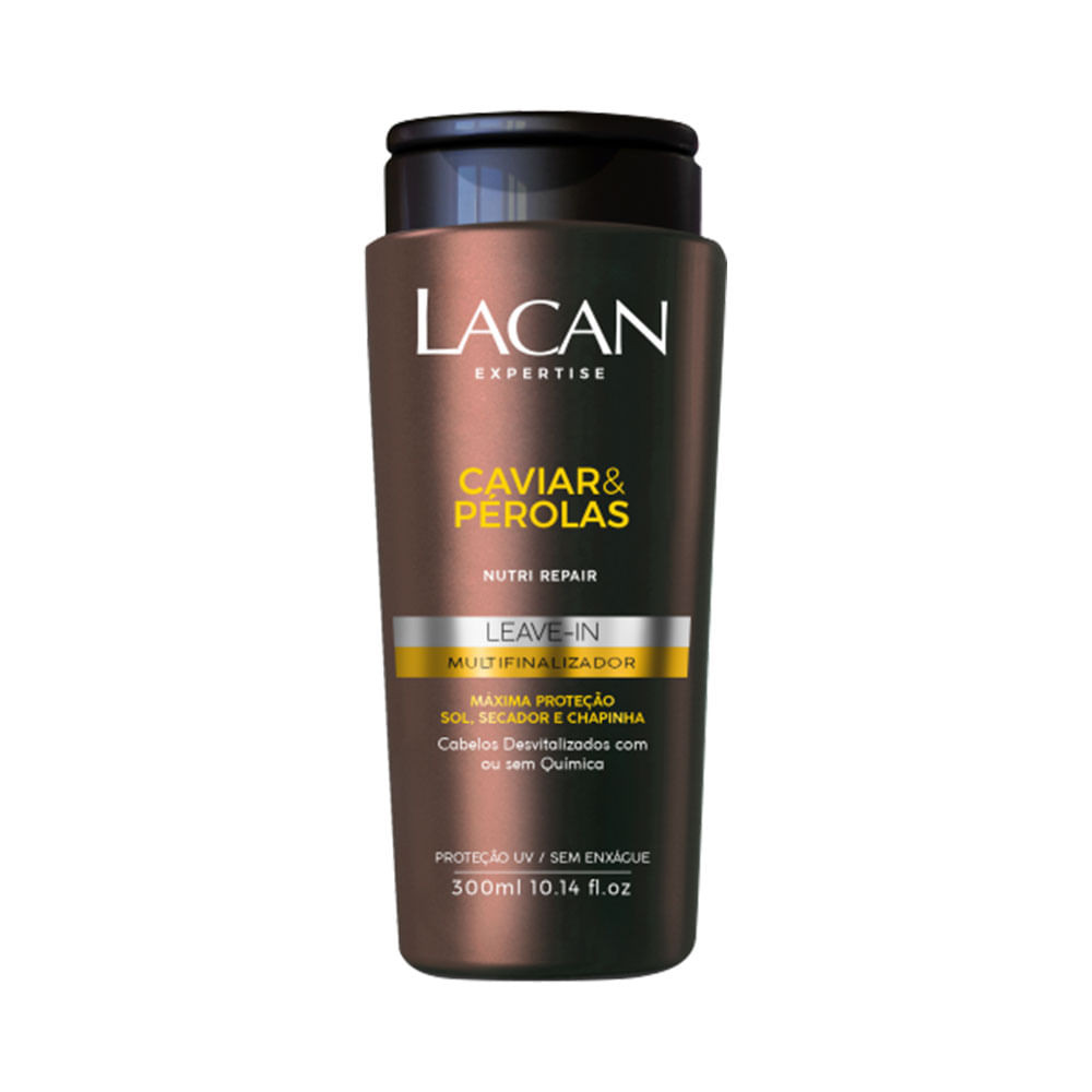 Leave-in Lacan Nutri Repair Caviar & Pérolas 300ml em Oferta na Shopee