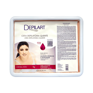 Cera Quente Depilatória Depilart Rosa 1000g em Oferta na Shopee