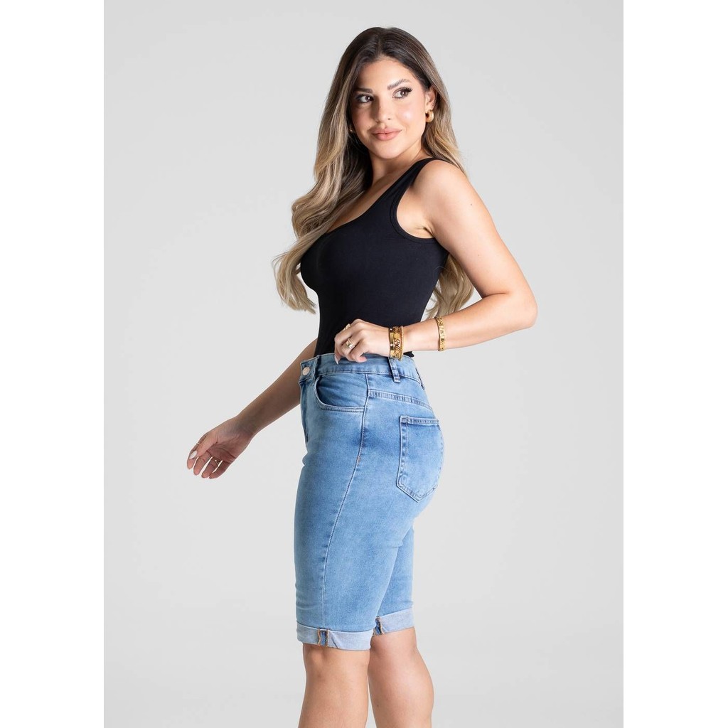 Detalhes do Bermuda Jeans Sawary - 281202