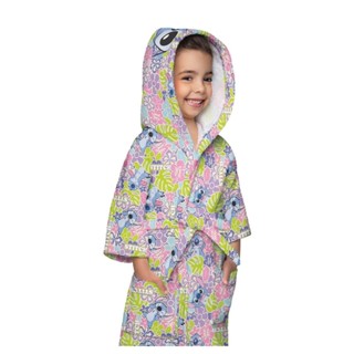 Roupão Infantil Banho Praia Piscina Stitch Com Capuz em Oferta na Shopee