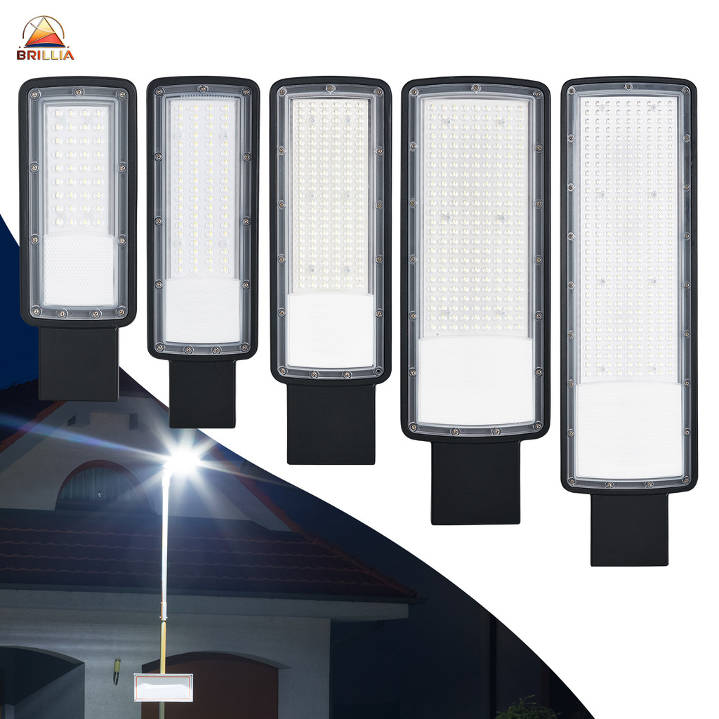 Kit 2 Luminária LED Postes 100W a 800W IP66 Alta Potência Economia Durável Exteriores Pública Bivolt
