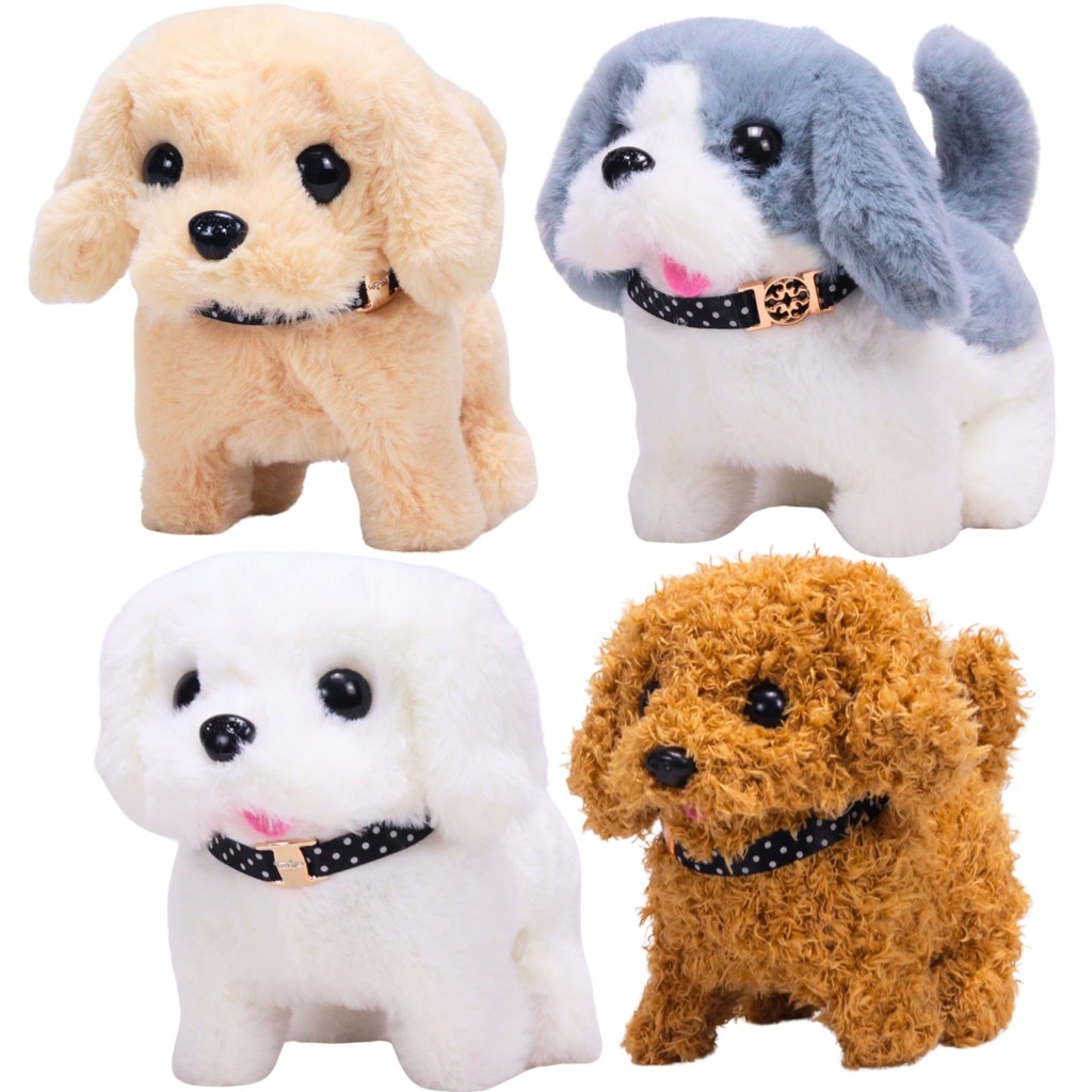 Cachorrinho de Pelúcia C/ Som e Movimento Pets Sortidos - Castela em Oferta na Shopee