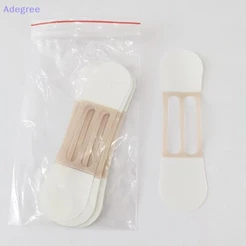 Adegree 10 Peças Remendos De Levantamento De Pescoço À Prova D'água Elasticidade Invisível Desbotamento Rugas Adesivos F