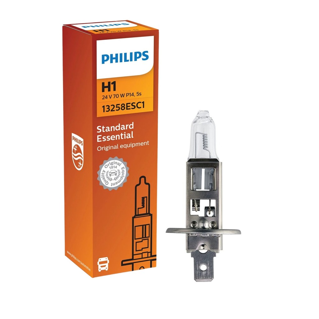 LÂMPADA PHILIPS ORIGINAL STANDARD H1 70W CAMINHÃO ÔNIBUS  24V UNITÁRIA