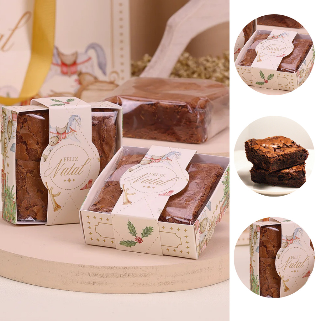 25 CAIXA PARA BROWNIE NATAL CANDURA 5203 ( JANGO NATAL 2025 )