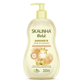 Sabonete Líquido Bebê Infantil Glicerina Vegano Skala 200ml em Oferta na Shopee