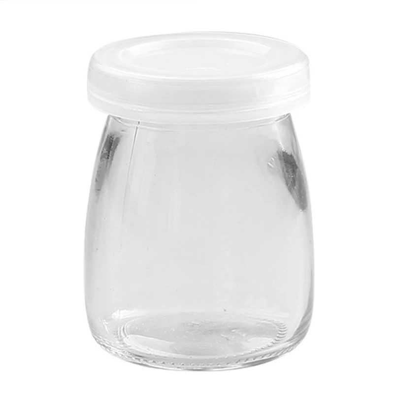 Pote de Vidro com Tampa Transparente 7x5,6cm 100ml Vivian Festas em Oferta na Shopee