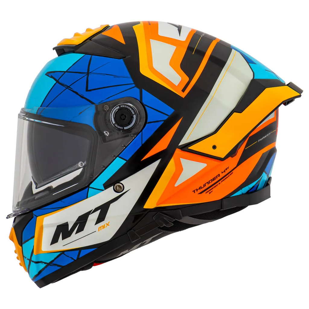 CAPACETE MT THUNDER 4 SV MIX FLUO