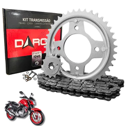 KIT RELACAO COM RETENTOR CB 250F TWISTER 16 A 22 TRANSMISSÃO