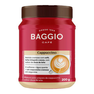CAFÉ BAGGIO CAPPUCCINO POTE 200G em Oferta na Shopee