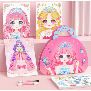 Kit de Brinquedos Cosméticos para Meninas, Caixa de Maquiagem Princesa, Presente de Aniversário em Oferta na Shopee