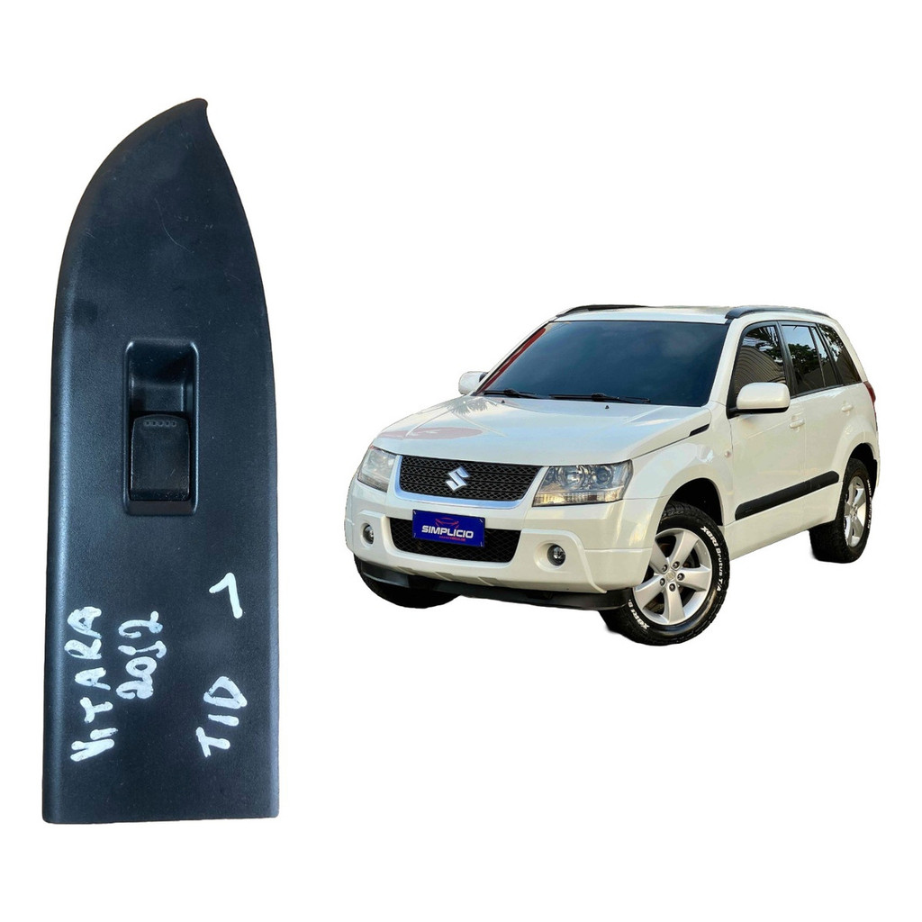 Moldura Botao Vidro Eletrico Tras Direito Grand Vitara 2014