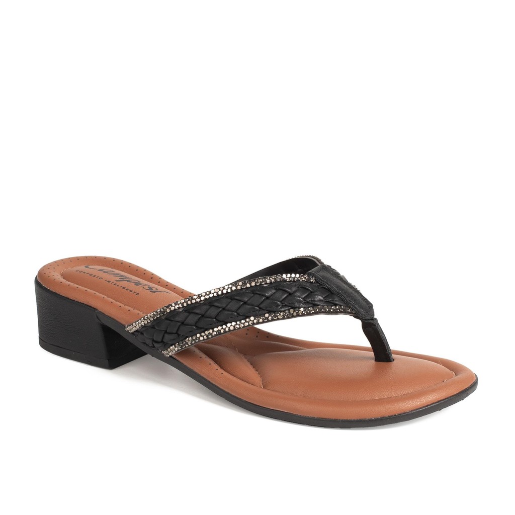 Tamanco Campesí de Salto Bloco Feminina CP713