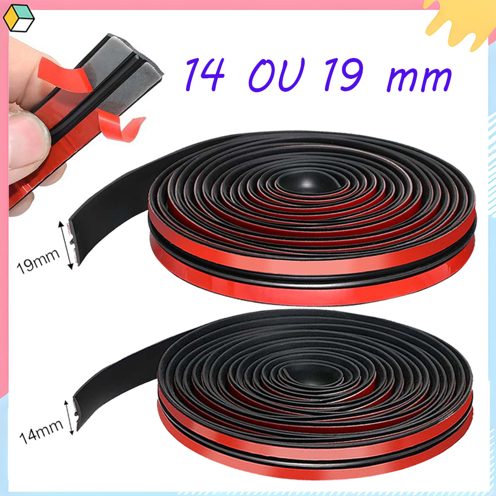 Vedação do Teto Solar do Carro de 14/19mm Tira de Vedação do Pára-Brisa do Carro Windshield Weather Em Forma de T