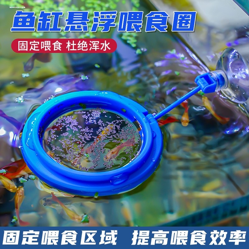Alimentador anel de alimentação Guppy seta vermelha peixinho Mary andorinha Sanhu anel de alimentação tanque de peixes a