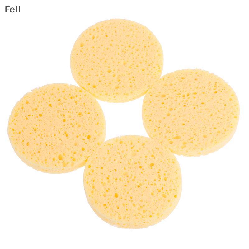 [Fel] 4 Pçs/set Útil Soft Puff Rosto Removedor De Maquiagem Limpeza Almofada De Esponja De Lavagem Venda Quente